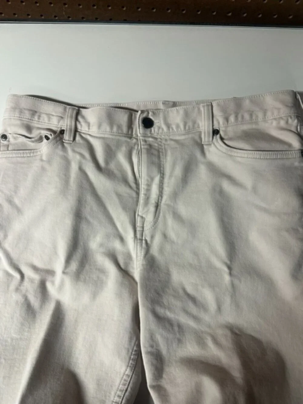 Banana Republic Traveler Light Stone Denim Jeans 5-Pocket 36x32 Slim Fit